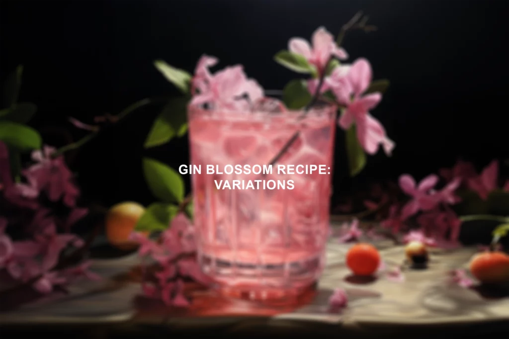 Gin Blossom Recipe