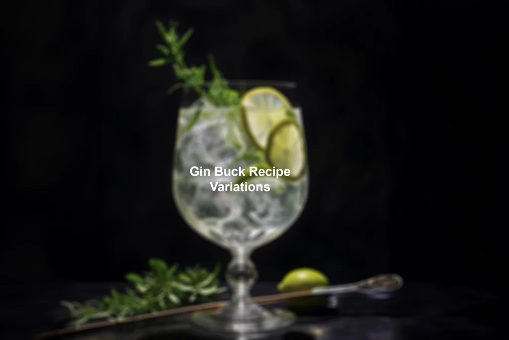 Gin Buck Recipe