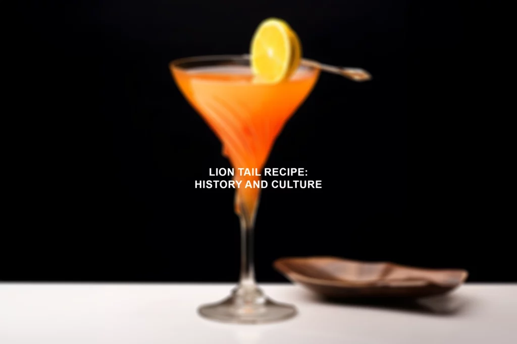 Lions Tail Recipe