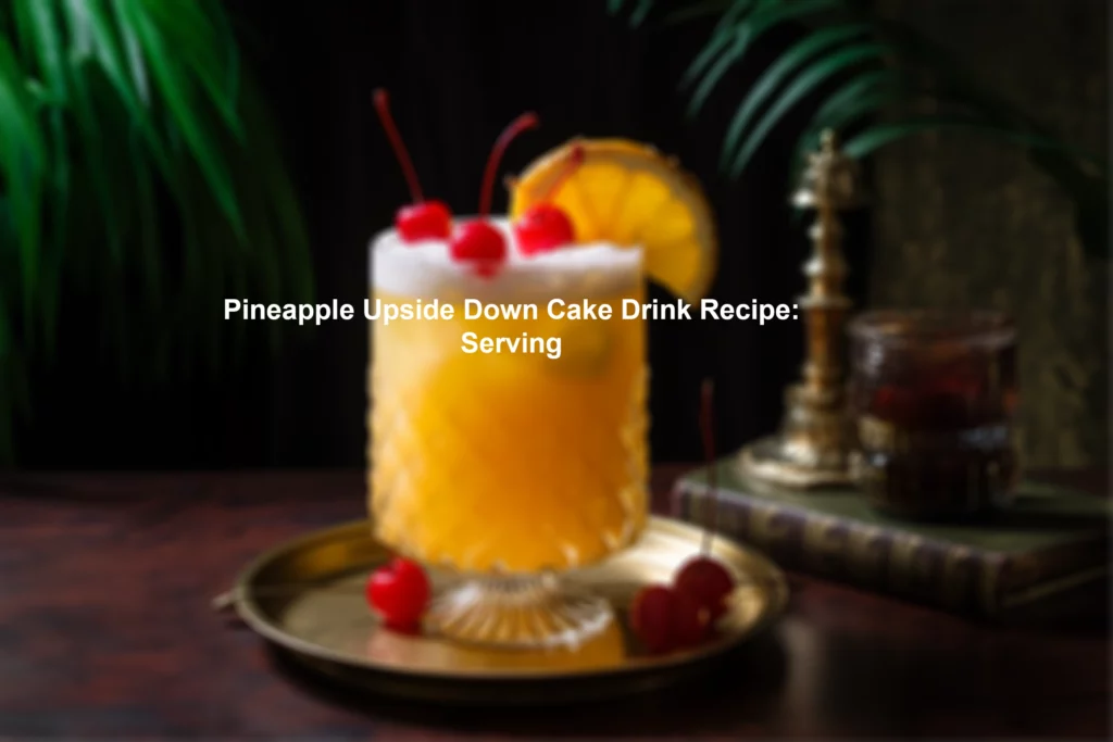 Pineapple Upside Down Cake Drink Recipe